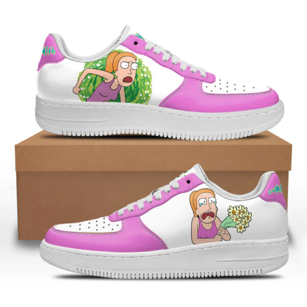 Summer Smith Rick and Morty Custom Sneakers