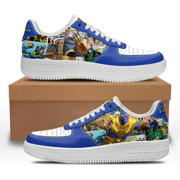 Thanos Sneakers Custom Superhero Comic Shoes