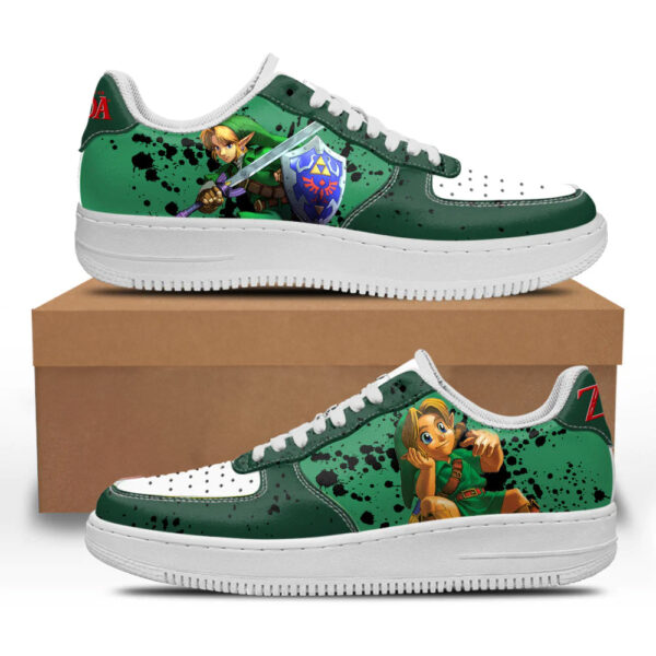 The Legend of Zelda Sneakers Custom For Gamer Shoes