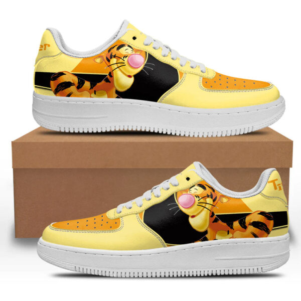 Tigger Custom Cartoon Sneakers For Fans