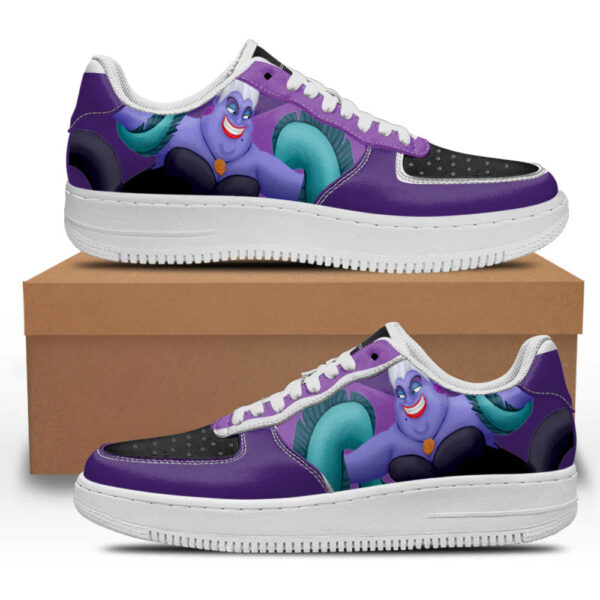 Ursula The Little Mermaid Custom Sneakers