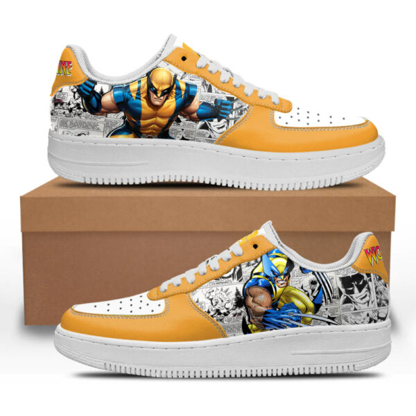 Wolverine Sneakers Custom Superhero Comic Shoes