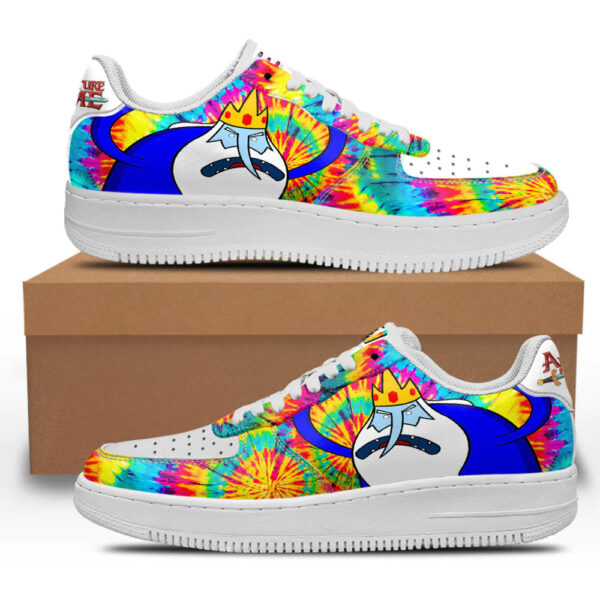 Adventure Time Ice King Sneakers Custom Tie Dye Style