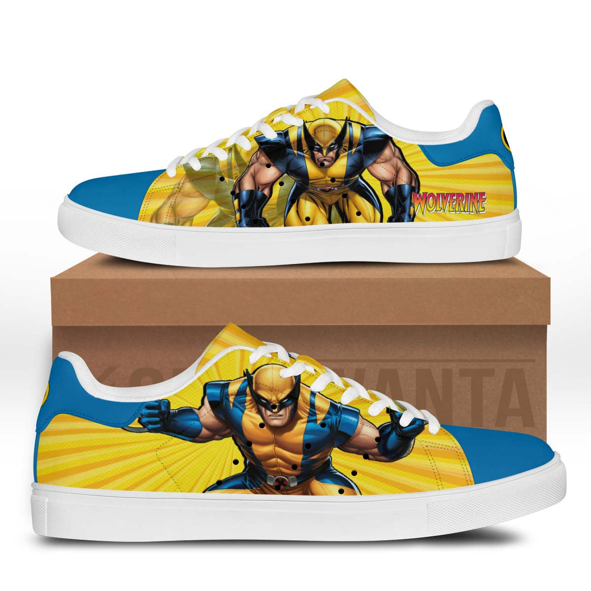 X-Men Wolverine Stan Shoes Custom