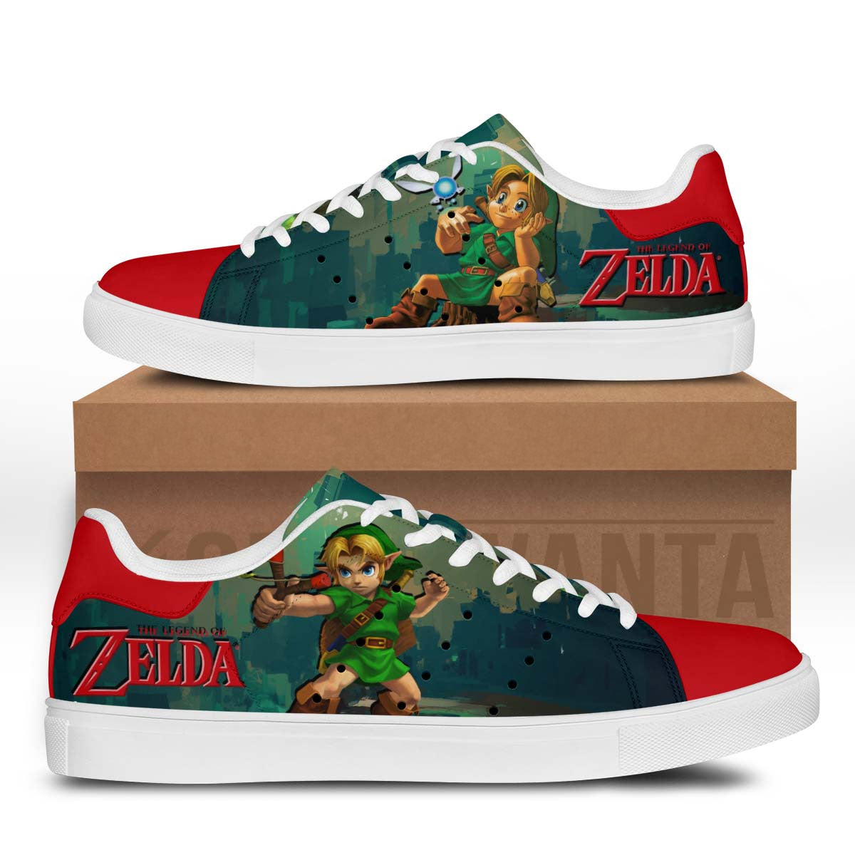 Link Stan Shoes Custom The Legend of Zelda Game Shoes