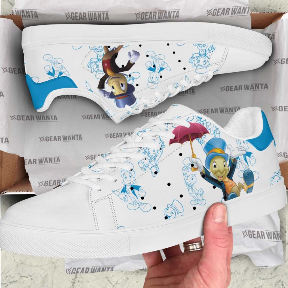 Jiminy Cricket Stan Shoes Custom Pinocchio Cartoon Shoes
