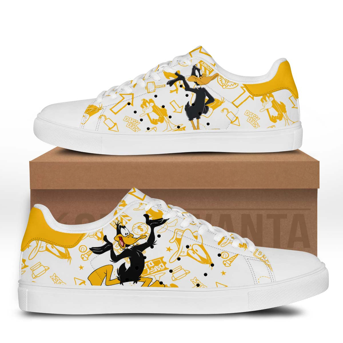 Daffy Duck Stan Shoes Custom Looney Tunes Cartoon Shoes