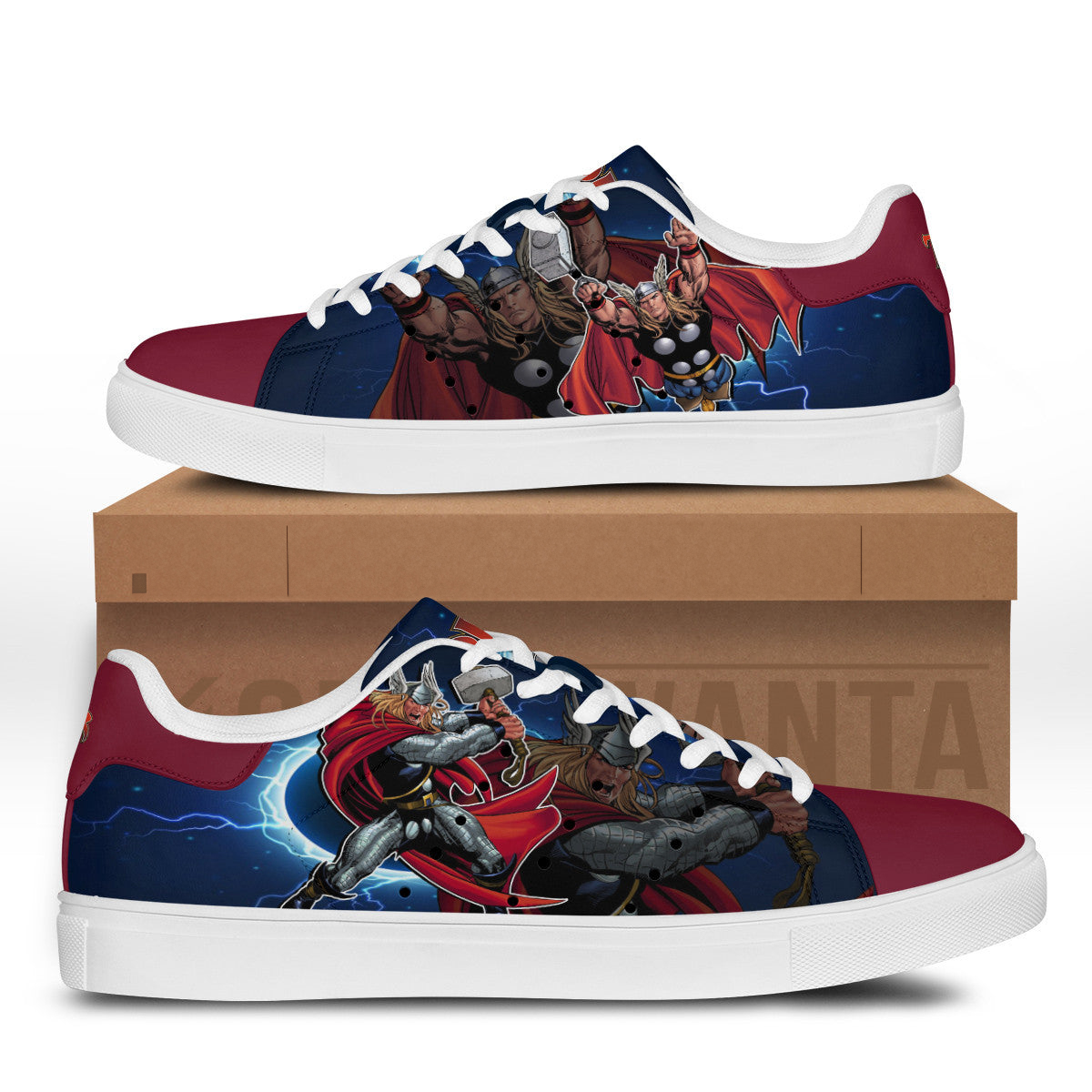 Avengers Thor Stan Shoes Custom