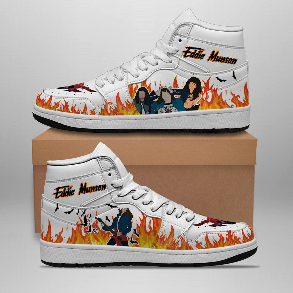 Eddie Munson Rock Show Shoes Custom Stranger Things Sneakers