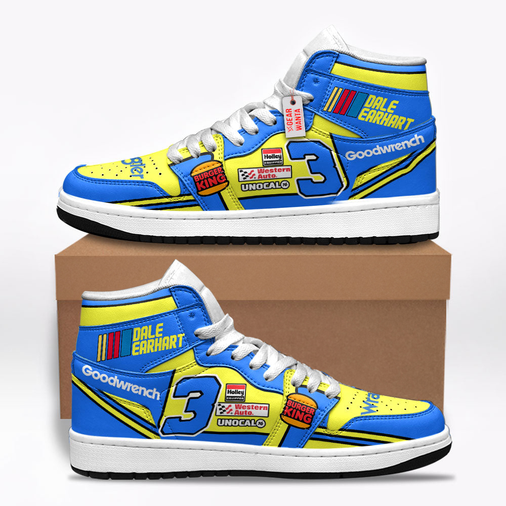 Dale Earnhardt Wrangler Shoes Custom Wrangler Cars Race Sneakers