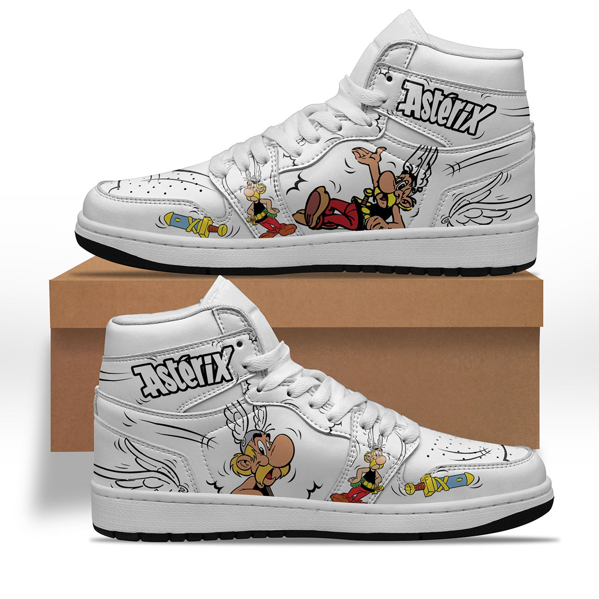 Asterix Shoes Custom Super Heroes Sneakers