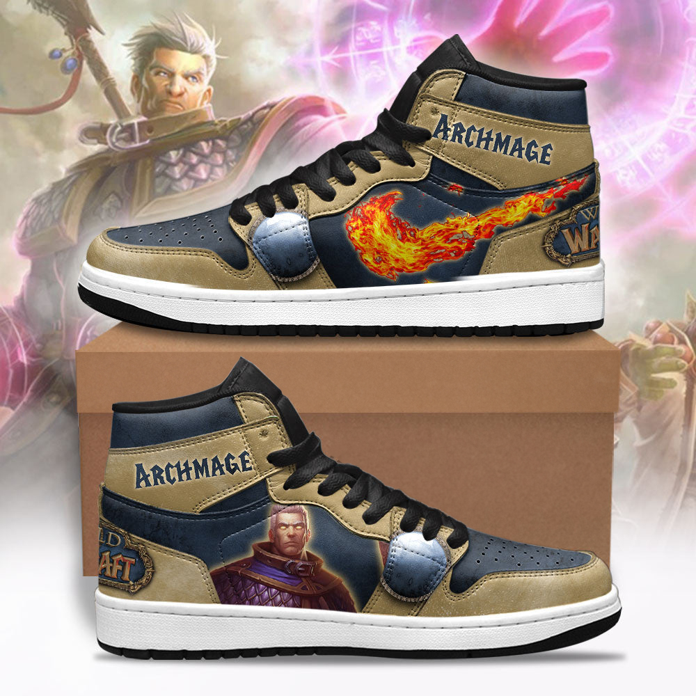Archmage World of Warcraft Shoes Custom For Fans