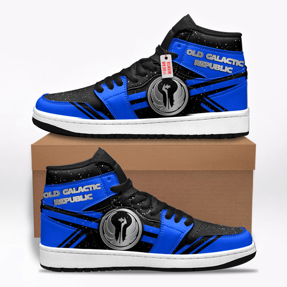 Old Galactic Republic Star Wars Symbols Shoes Custom For Fans