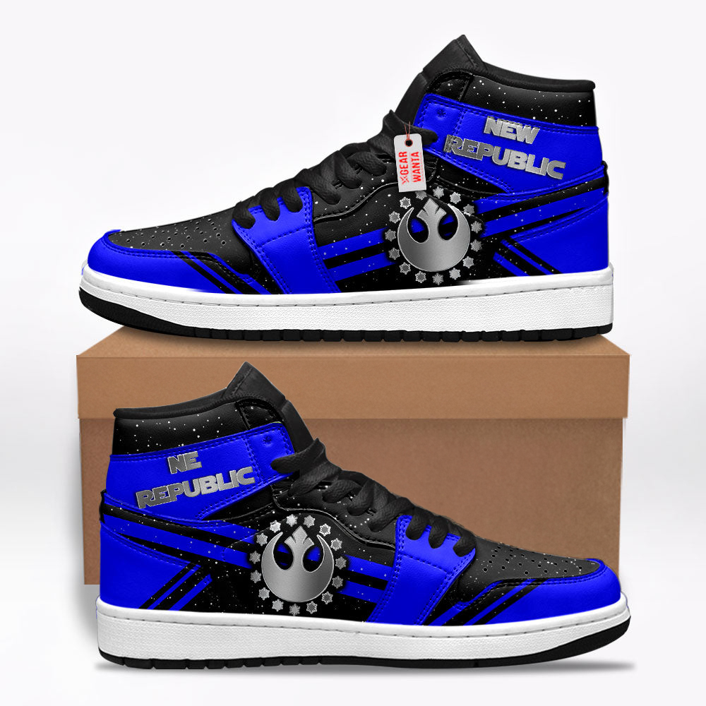 New Republic Star Wars Symbols Shoes Custom For Fans