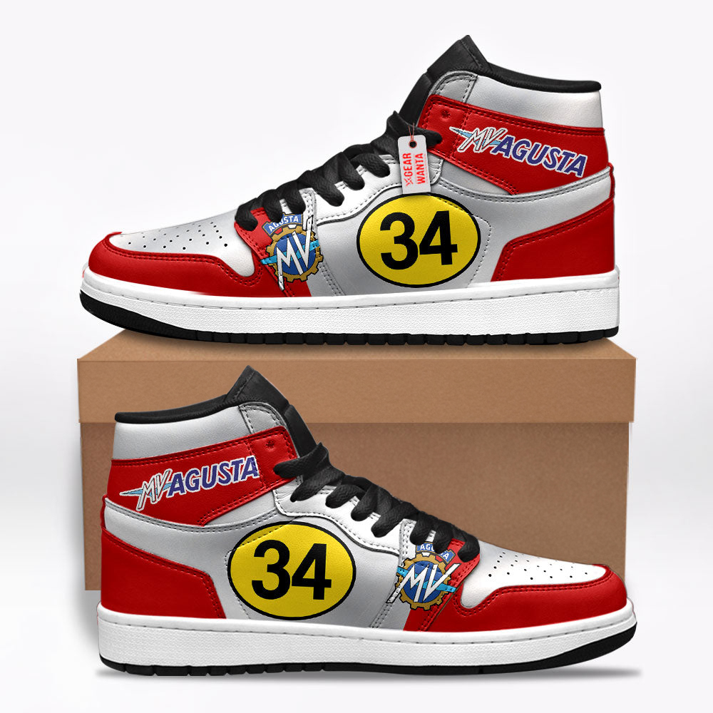 MV Agusta 500s MotoGP Shoes Custom Sneakers For Fans