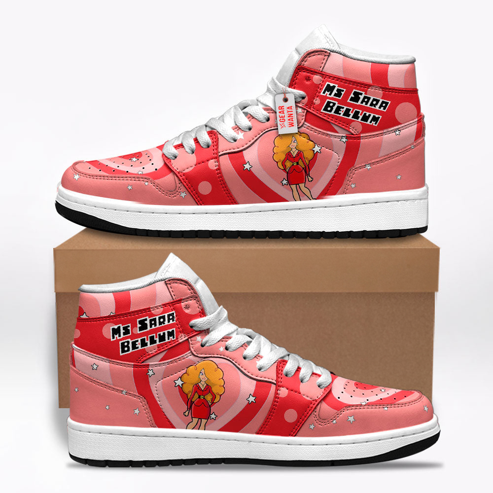 Ms. Sara Bellum The Powerpuff Girls Shoes Custom Sneakers For Fans