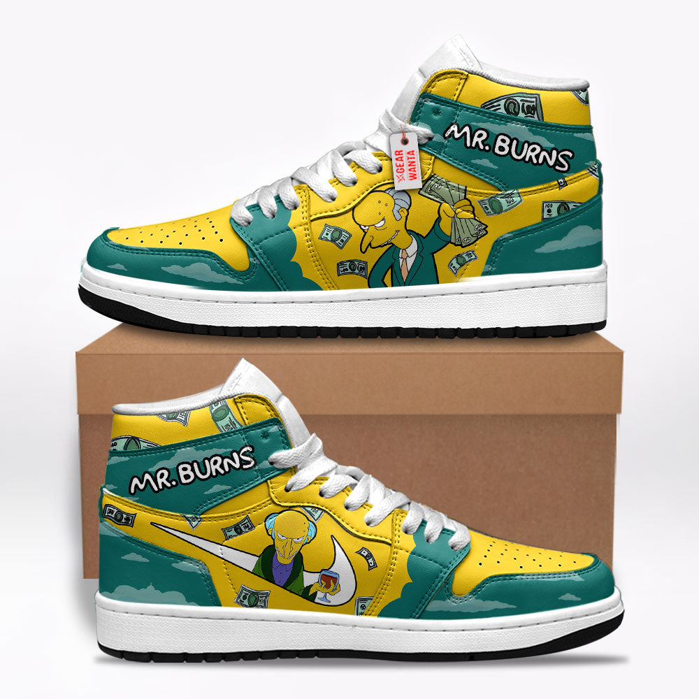 Mr. Burns The Simpson Shoes Custom For Fans