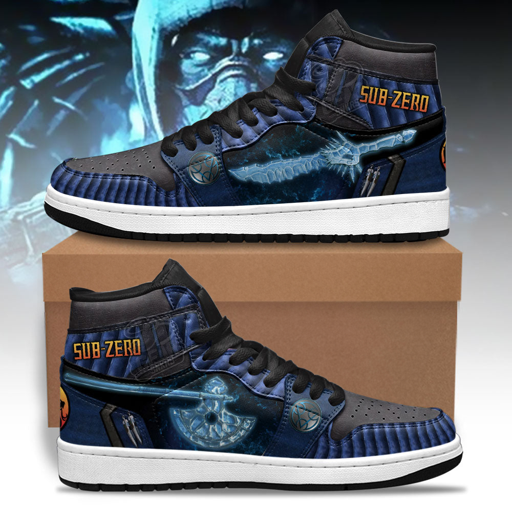 Mortal Kombat Sneakers Sub-zero Weapon Shoes Custom For Fans