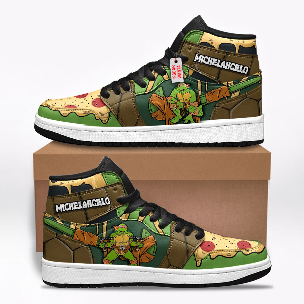 Michelangelo Teenage Mutant Ninja Turtles Sneakers Custom