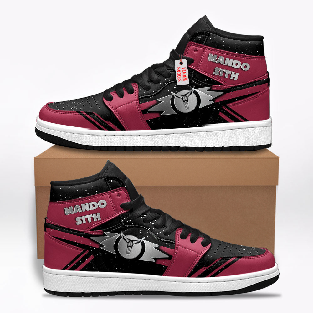 Mando Sith Star Wars Symbol Shoes Custom