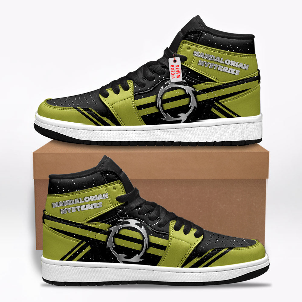 Mandalorian Mysteries Star Wars Symbol Shoes Custom