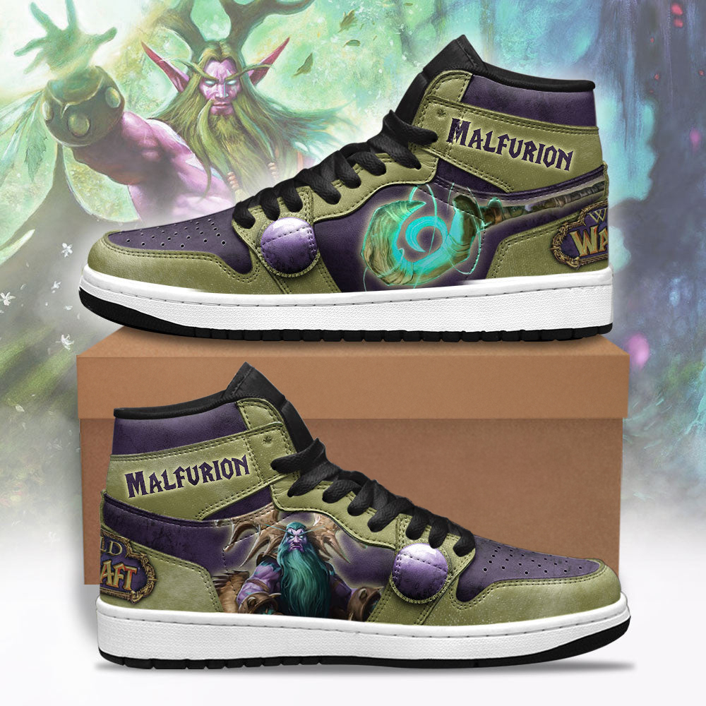 Malfurion World of Warcraft Shoes Custom For Gamer