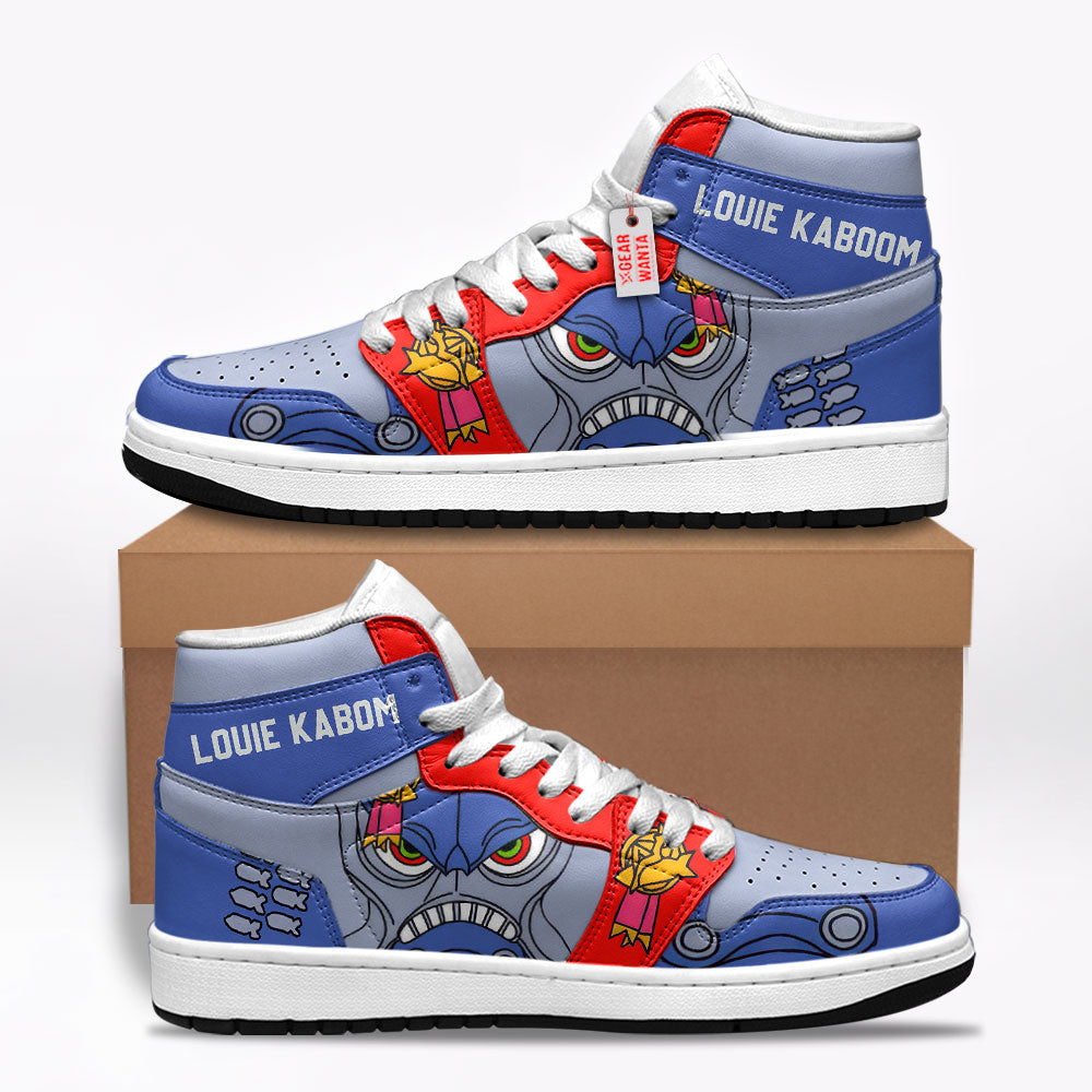 Louie Kaboom Mighty Morphin Shoes Custom Sneakers