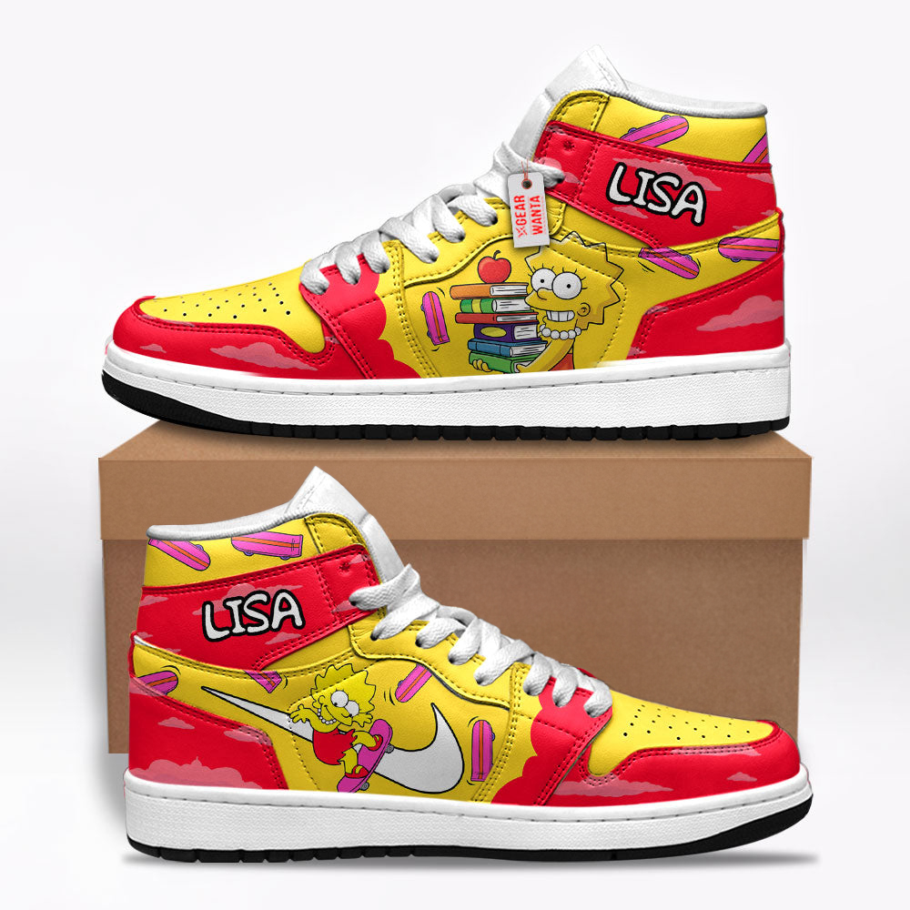 Lisa Simpson The Simpson Shoes Custom For Fans