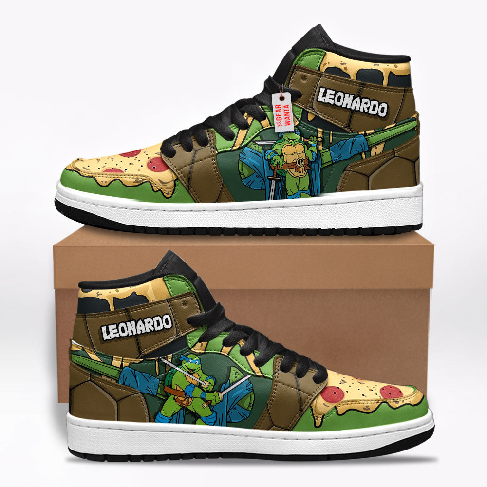Leonardo Teenage Mutant Ninja Turtles Shoes Custom