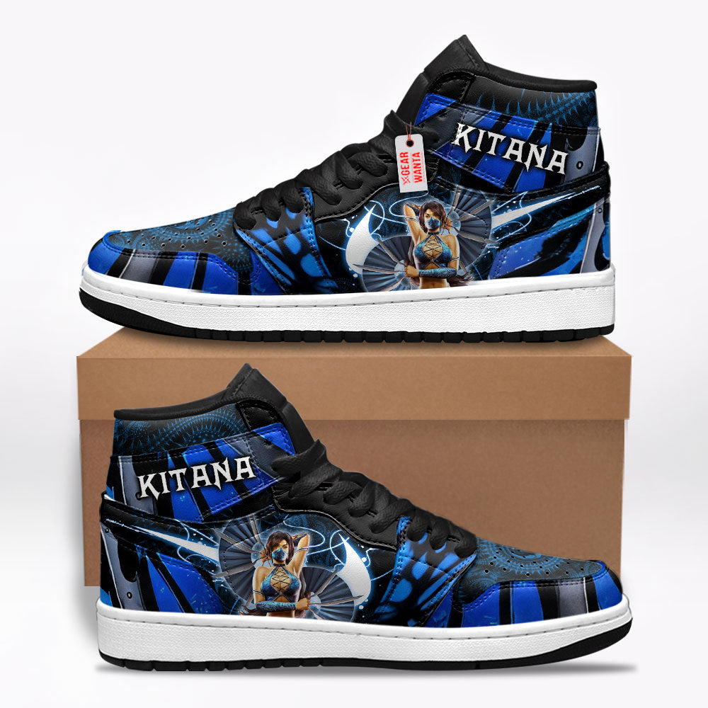Kitana Mortal Kombat Shoes Custom Sneakers For Fans