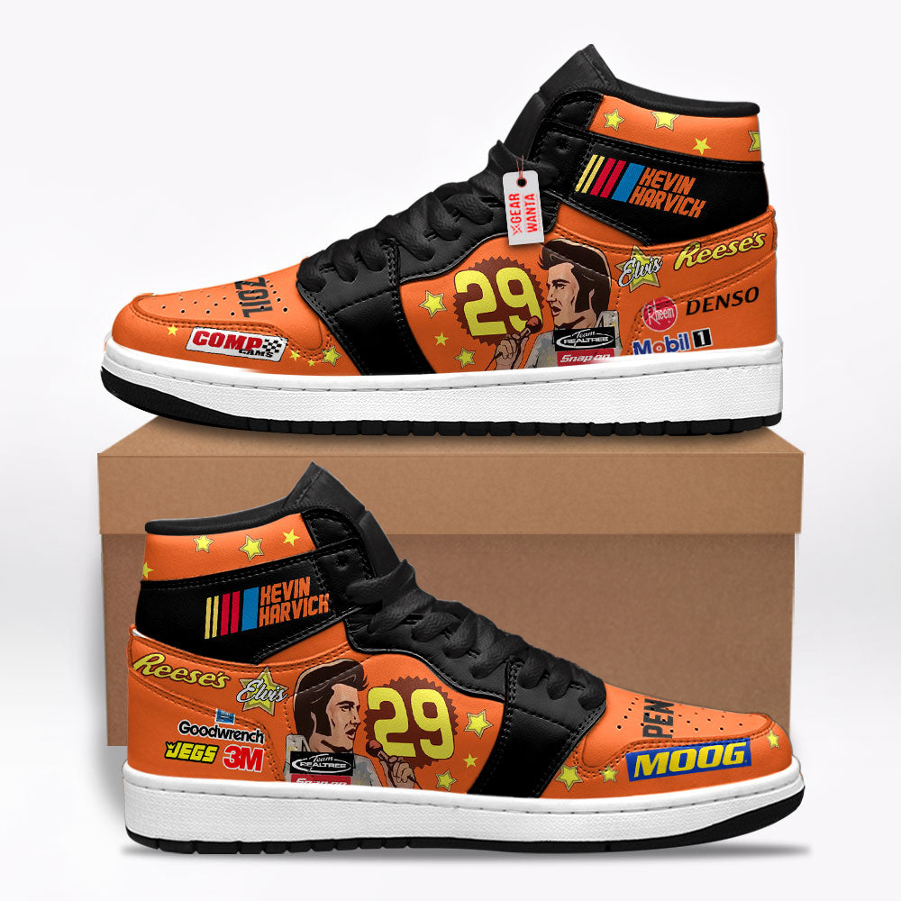 Kevin Harvick Shoes Custom Reese’s #29 Cars Race Sneakers