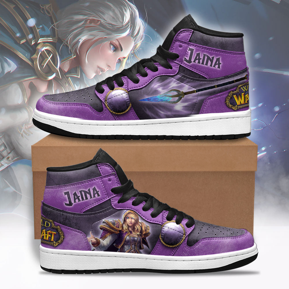 Jaina World of Warcraft Shoes Custom For Fans