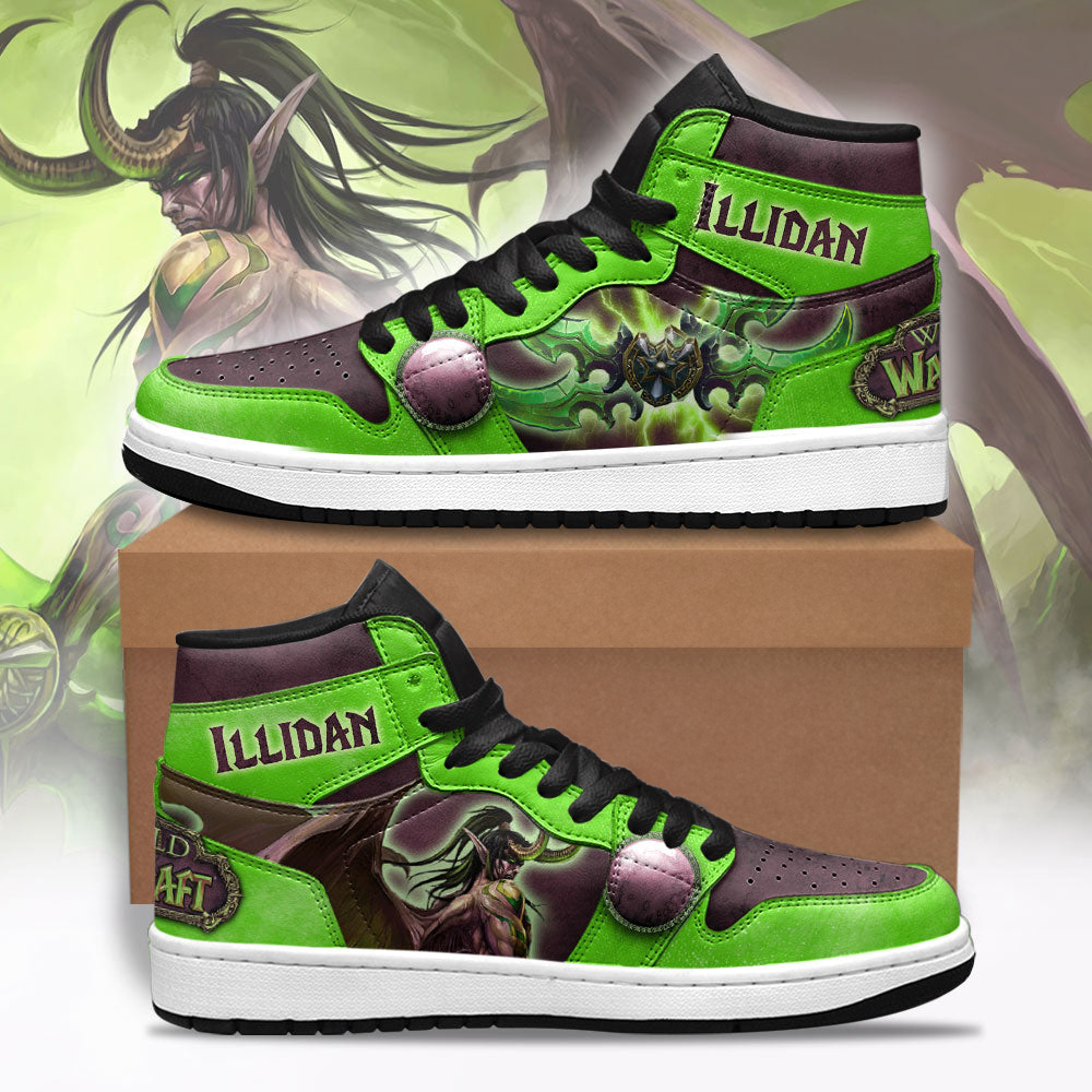 Illidan World of Warcraft Shoes Custom For Fans