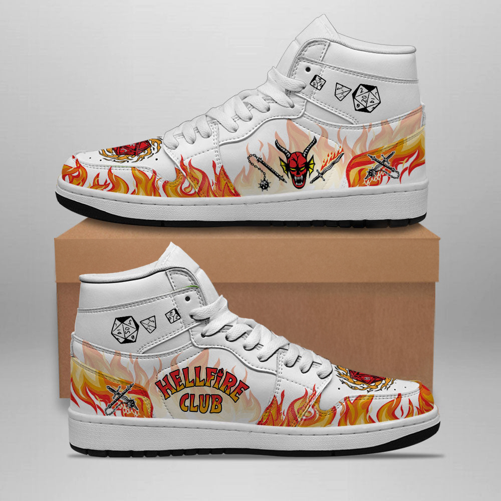 Hellfire Club Shoes Custom Stranger Things Sneakers