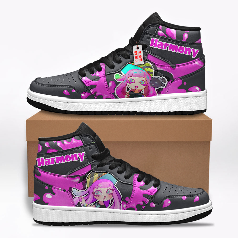 Harmony Splatoon Sneakers Custom Shoes For Gaming Fans