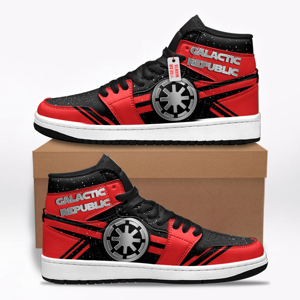 Galactic Republic Star Wars Symbols Shoes Custom For Fans