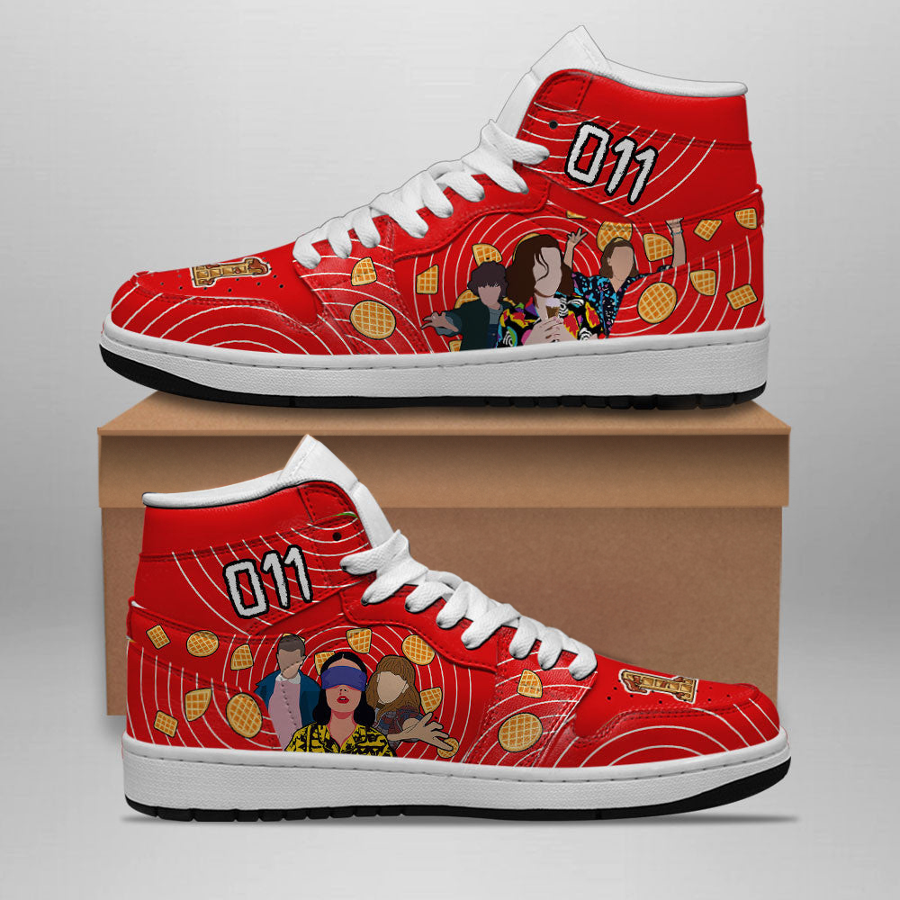 Eleven 011 Shoes Custom Stranger Things Sneakers