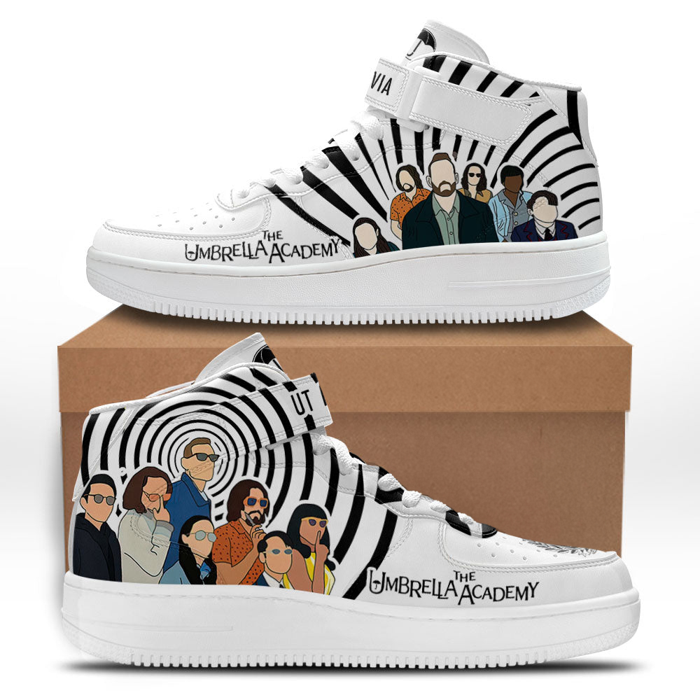 Umbrella Academy Mid Shoes Custom Sneakers Fans