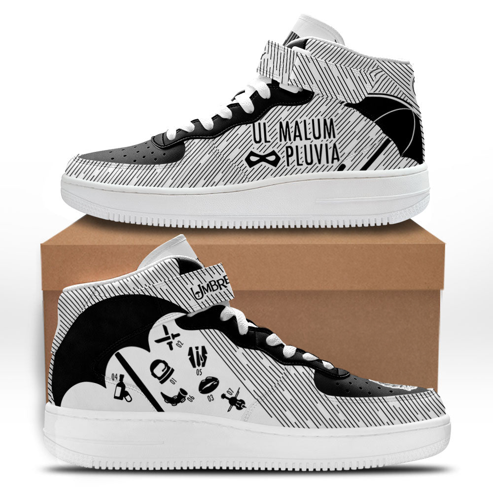 Umbrella Academy Mid Shoes Custom Sneakers For Fans