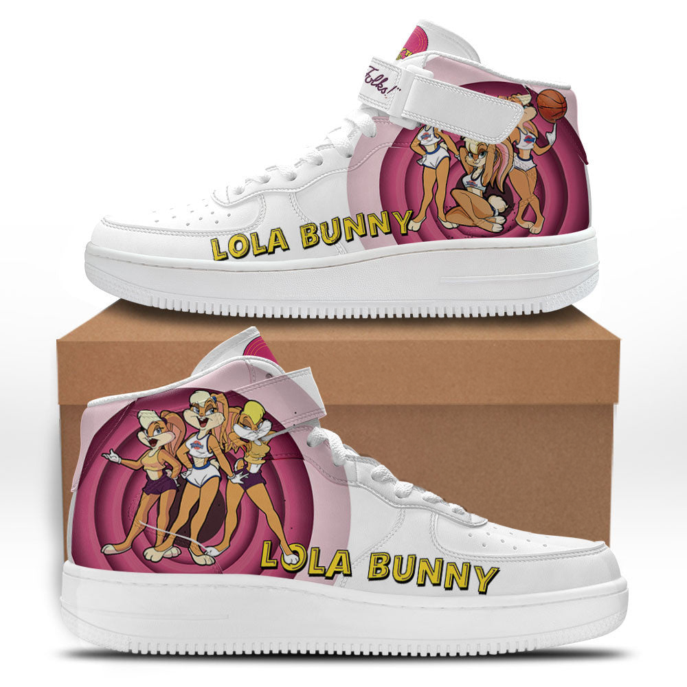 Lola Bunny Mid Shoes Custom Looney Tunes Sneakers