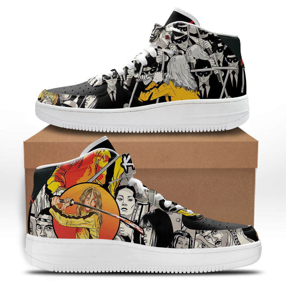 Kill Bill Mid Shoes Custom The Bride Sneakers