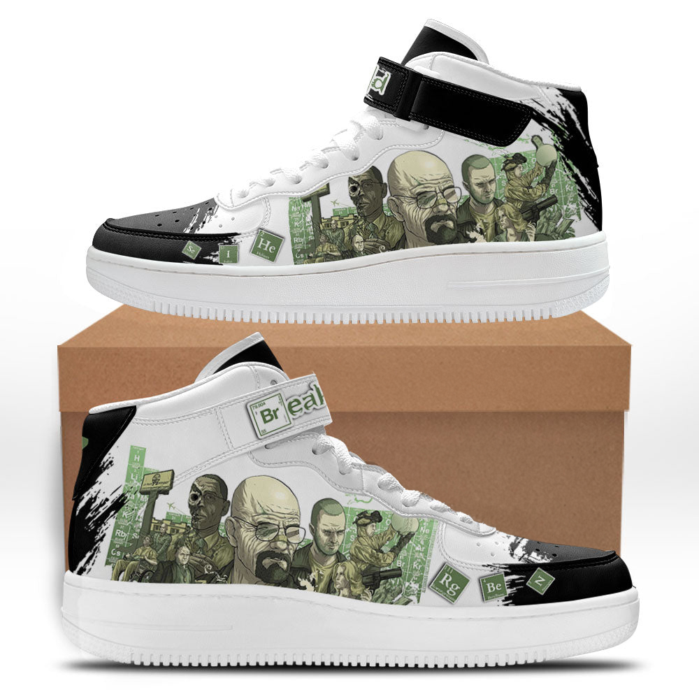 Breaking Bad Mid Shoes Custom Sneakers Fans