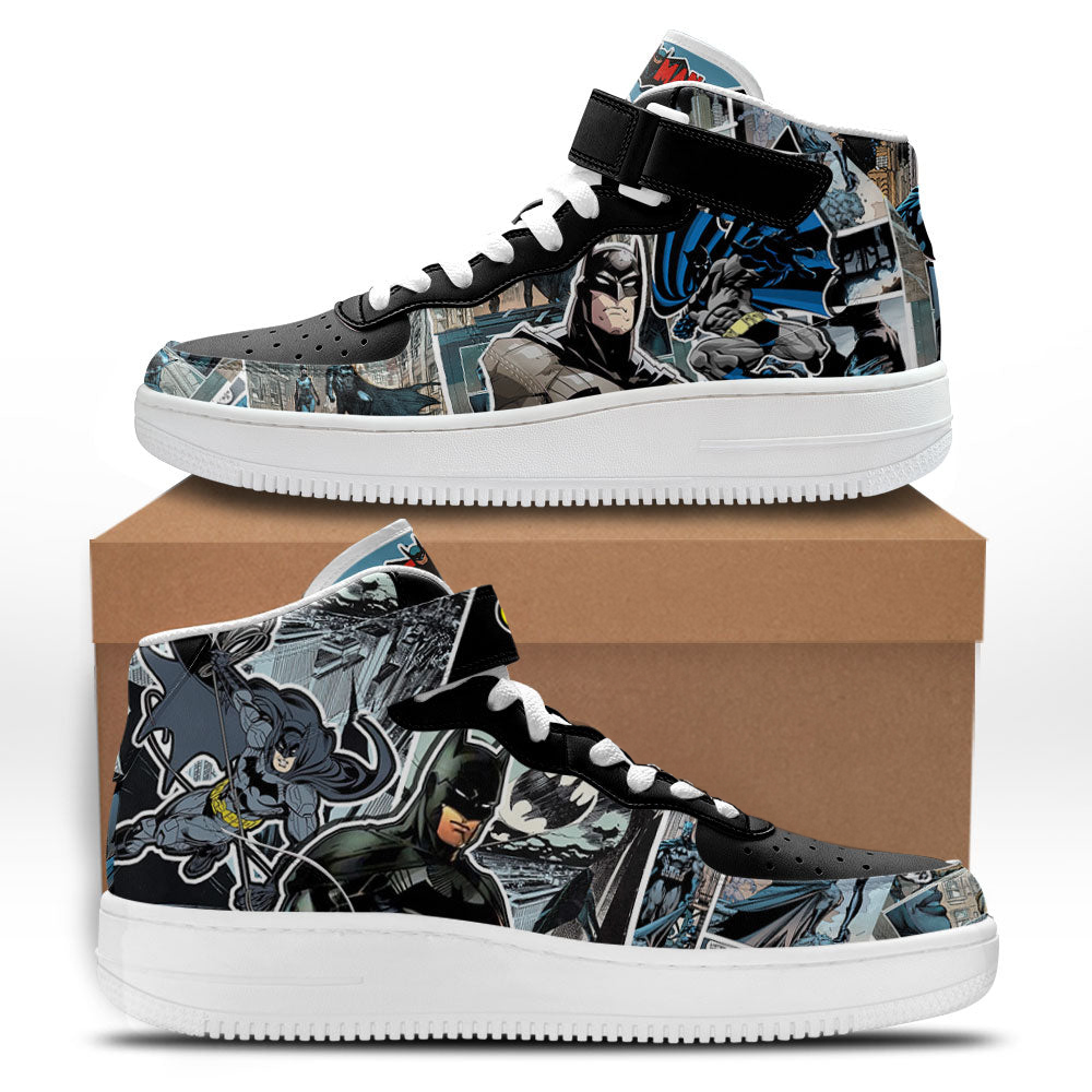 Batman Mid Shoes Custom Sneakers Fans