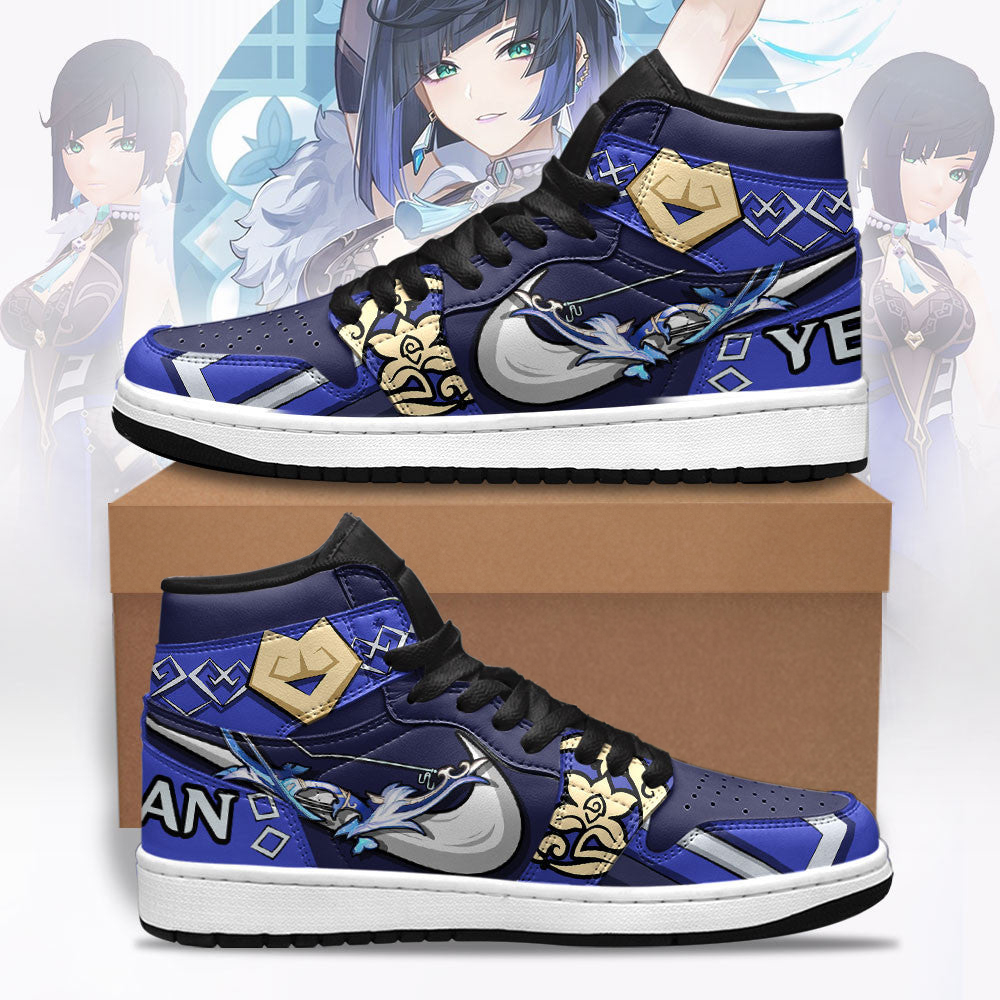 Yelan Sw Genshin Shoes Custom For Fans Sneakers