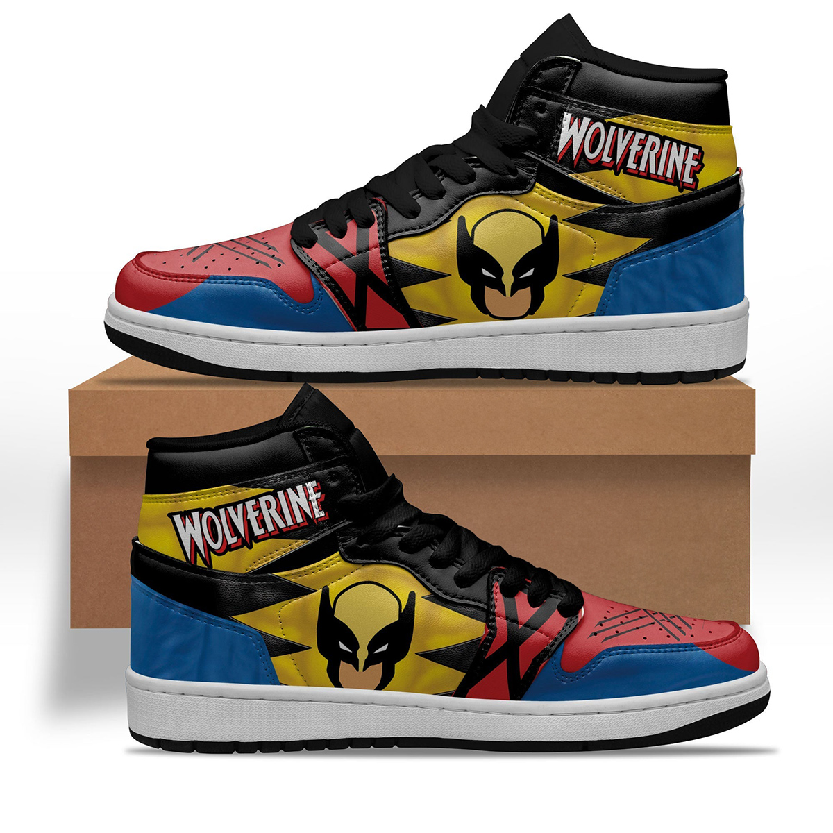 Wolverine Shoes Custom Super Heroes Sneakers