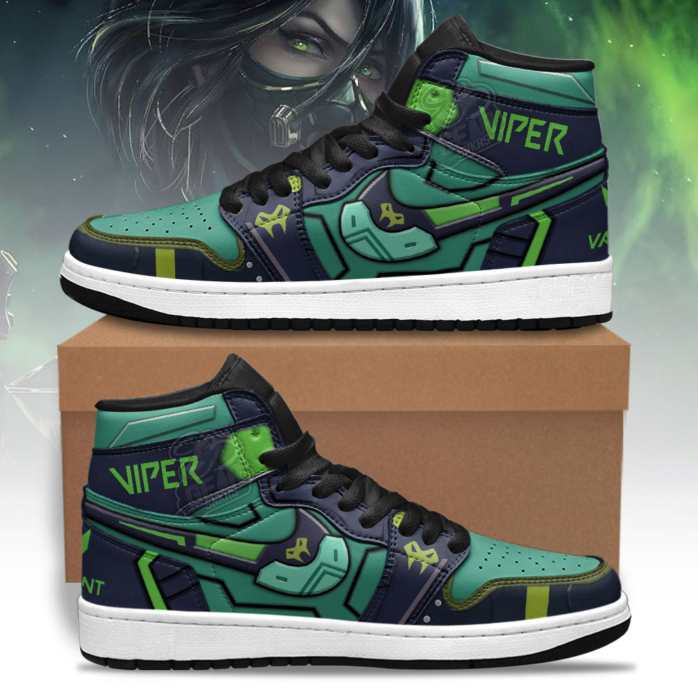 Viper Valorant Agent Sneakers Custom For Gamer