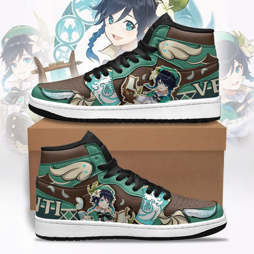 Venti Genshin Shoes Custom For Fans Sneakers
