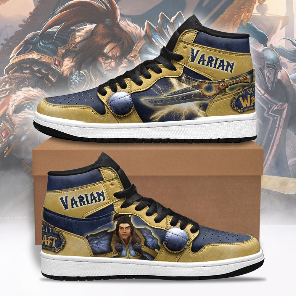 Varian World of Warcraft Shoes Custom For Fans
