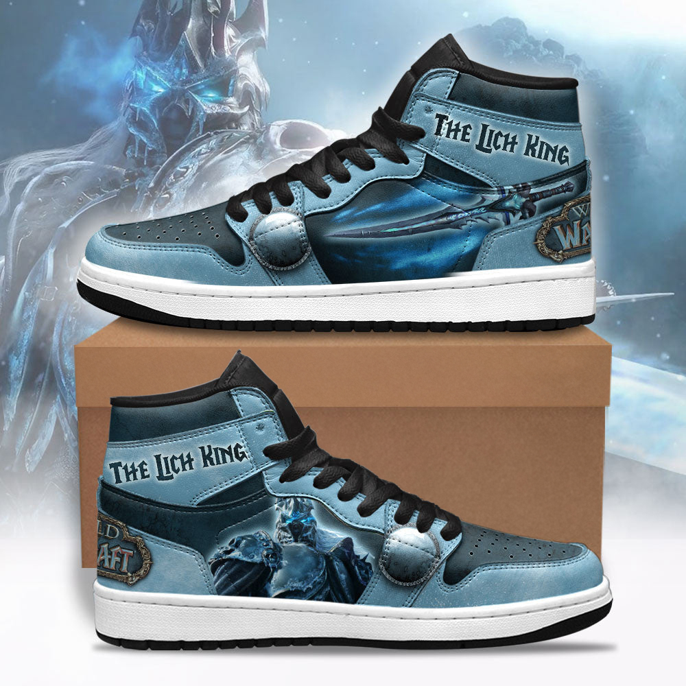 The Lich King World of Warcraft Shoes Custom For Fans