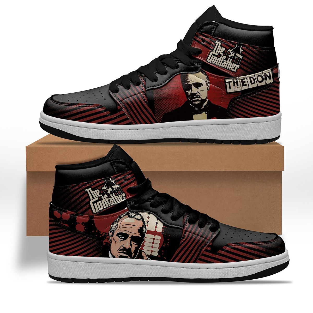 The Godfather Don Corleone Sneakers Custom Shoes